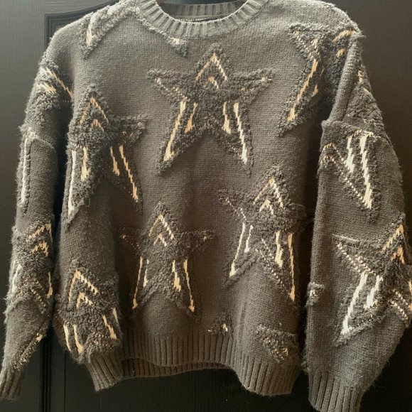 Star Knitted Super Soft Thick Sweater - Picture 2 of 2